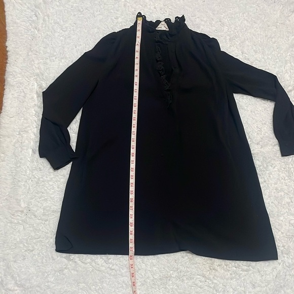 Se’zane Elegant mini Black Dress long sleeve - Picture 15 of 16